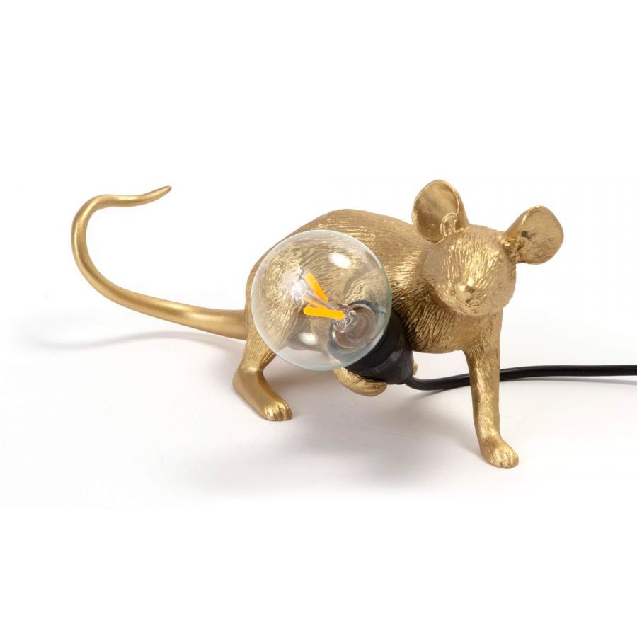 Mouse Lamp Lop Bordlampe, Guld