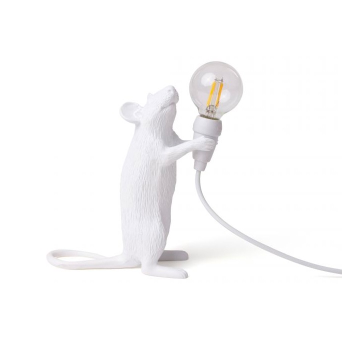 Mouse Lamp Step Bordlampe, Hvid