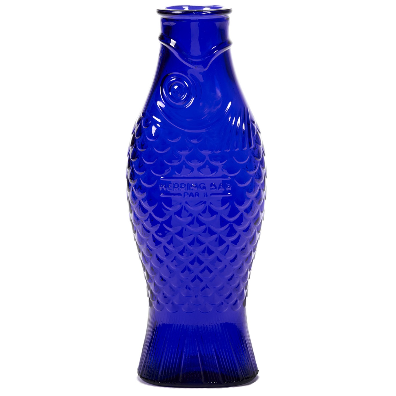 Fish & Fish Vase 1 L, Koboltblå