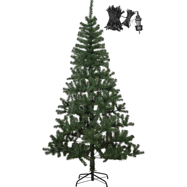 Alvik Juletræ med Led, 210 cm