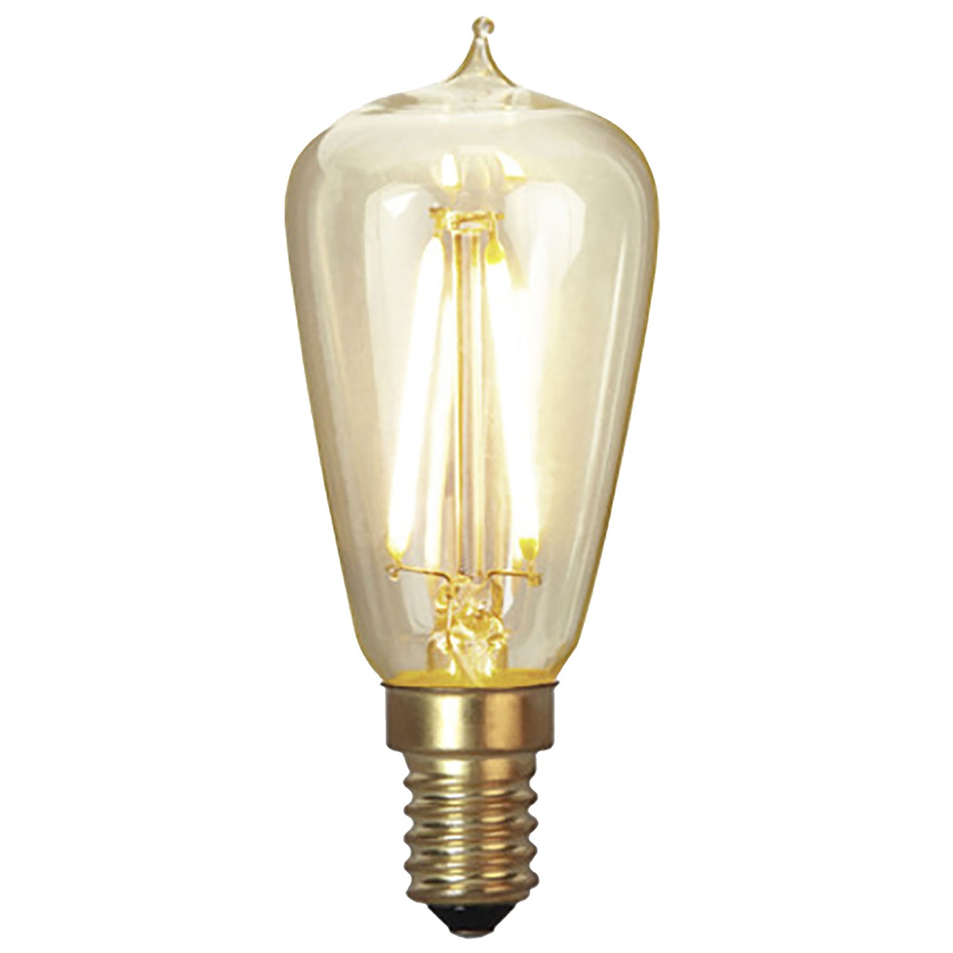 Led-Lampe E14 St38 Soft Glow Dimmable, Transparent