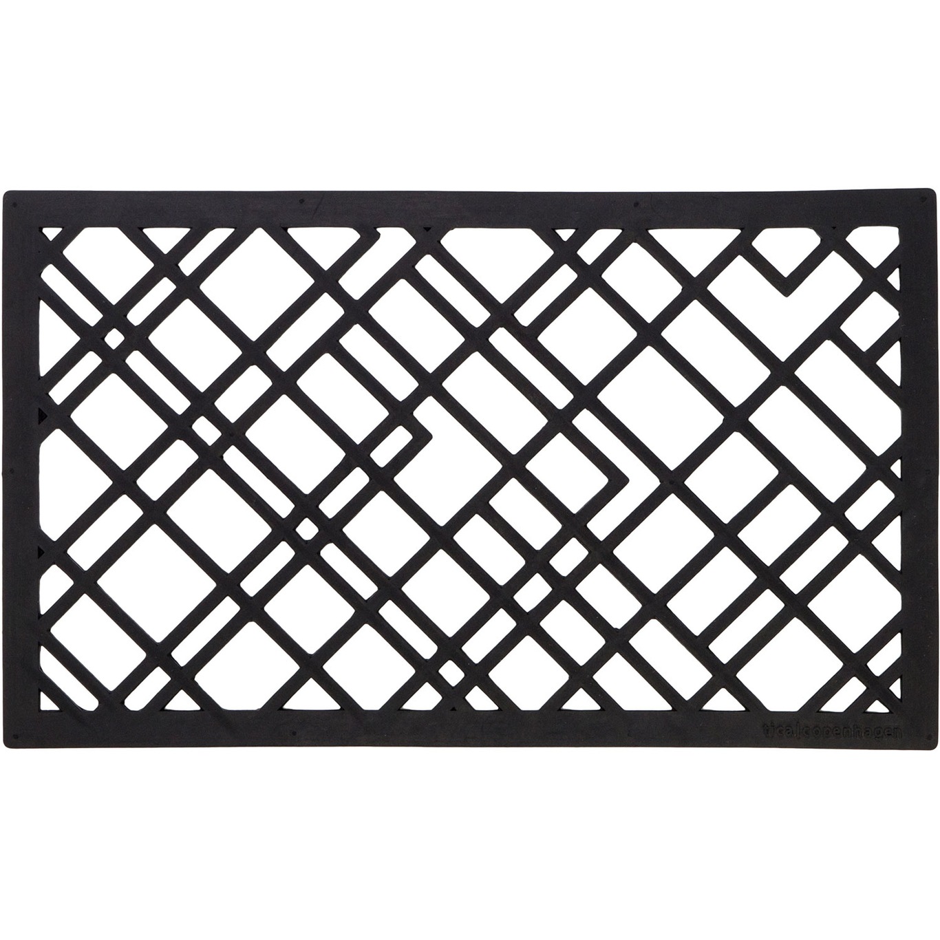 Lines Doormat 45x75 cm, Black