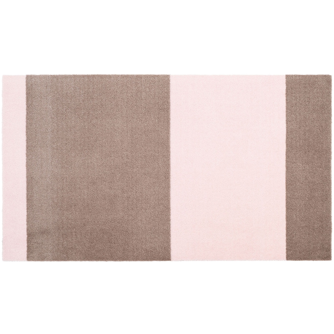 Stripes Tæppe Sand/Light Rose, 67x120 cm