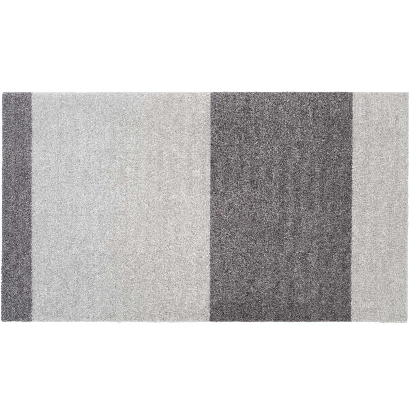 Stripes Tæppe Steel Grey / Lysegråt, 67x120 cm