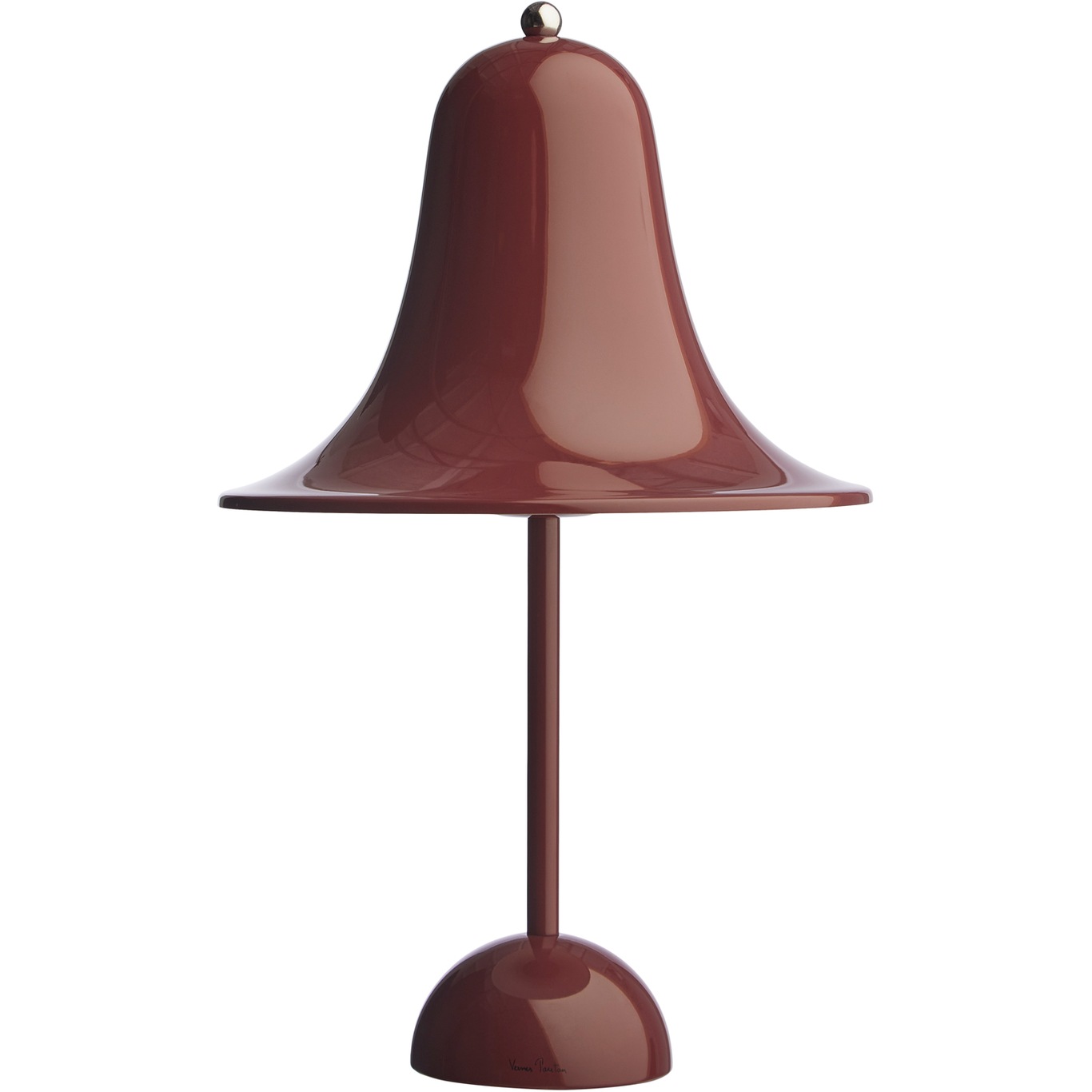 Pantop Bordlampe 23 cm, Burgundy