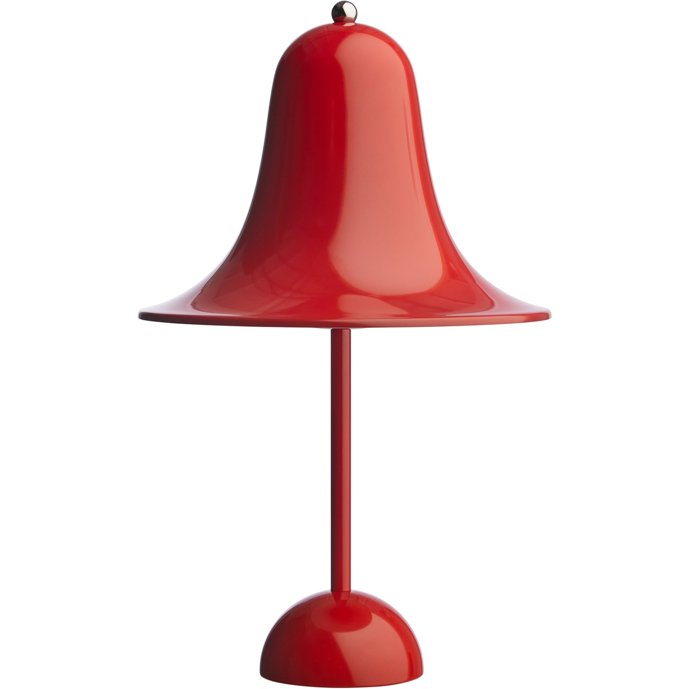 Pantop Bordlampe 23 cm, Lys Rød
